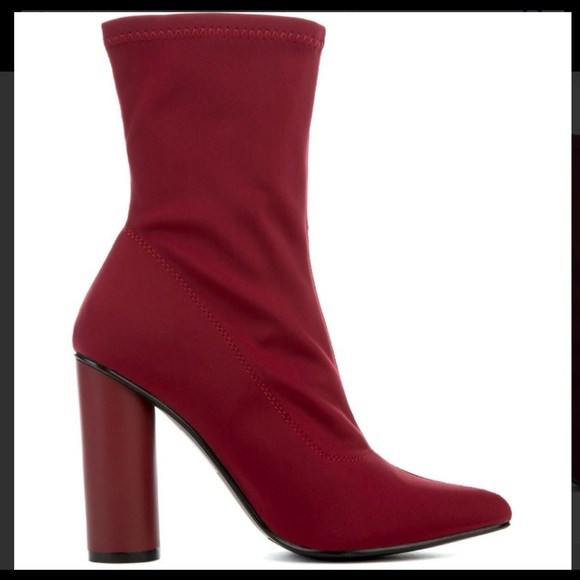 SALEWOMEN'S MID CALF HIGH HEEL BOOT - Picture 4 of 5